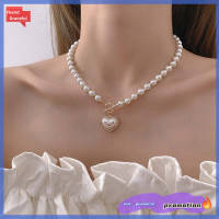ราคา Fkend จี้รูปหัวใจเปลือกพลอยเทียมสำหรับสุภาพสตรีสร้อยคอมุกเกาหลีเครื่องประดับที่สง่างาม (21337808395)
