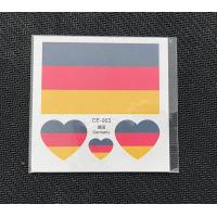 ราคา สติ๊กทูธงชาติ รอยสักชั่วคราว แทททูธงชาติ Tattoo Sticker ขนาด 6x6 ซ ม เชียร์ฟุตบอลโลก เชียร์วอลเลย์บอล เชียร์กีฬา แทททูลอกน้ำ (9079430459)