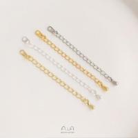 ราคา สีเคลือบทองแดงรักษาโซ่หาง14 K18k ขยายสร้อยข้อมือสร้อยคอโซ่เงินทองแท้ DIY อุปกรณ์เสริมวัสดุคู่มือ L2เครื่องประดับ DIY อุปกรณ์เสริม (19226073900)