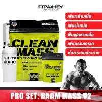 ราคา ชุดโปรโมชัน VITAXTRONG BAAM MASS V2 CLEAN MASS ขนาด 10 LBS เวย์โปรตีน เพิ่มน้ำหนัก สร้างกล้ามเนื้อ FITWHEY (2663732815)