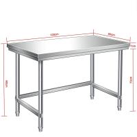 ราคา เลเยอร์เดียว ดับเบิลชั้น โต๊ะสแตนเลส สแตนเลส304ทั้งตัว 120x50x85ซม โต๊ะเตรียมอาหาร โต๊ะ โต๊ะอเนกประสงค์ โต๊ะวางเตาแก๊ส โต๊ะครัว (22353452284)