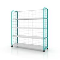 ราคา ชั้นวางสินค้ามินิมาร์ท มีล้อ รุ่น Pinion หน้าเดียว 4 ชั้น ขนาด 40x90x130 cm ชั้นวางของร้านค้า เชลฟ์มีล้อ ชั้นวางขายของ ชั้นวางสินค้า ชั้นวางของ Shelf ชั้นโชว์สินค้า ชั้นมินิมาร์ท (21500731624)