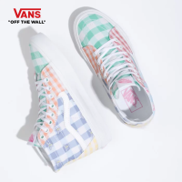 ราคา VANS SK8 Hi Tapered Gingham Block pastel true white รองเท้า ผ้าใบ VANS ชาย หญิง (14599846372)