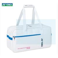 ราคา YONEX กระเป๋าสะพายไม้แบดมินตันชายเกาหลี รุ่น GLOSSY LEATHER CHAMPIONSHIP กระเป๋าสะพายไม้เทนนิส 2 3 ชิ้น สีขาว 229BT006U (21215215133)