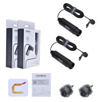 ราคา CVM V02O ไมโครโฟน XLR COMICA 2แพ็ค4 5เมตรแฟนทอมพาวเวอร์ที่หนีบไมโครโฟนรอบทิศทางสำหรับ Canon โซนี่พานาโซนิคกล้องวิดีโอซูม H4n H5 H6 Tascam DR 40 DR 60D DR 70D เครื่องบันทึก DR 100 (22105595732)