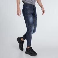 ราคา DAVIE JONES กางเกงจ็อกเกอร์ เอวยางยืด ขาจั๊ม สีกรม สีดำ Drawstring Joggers in black navy GP0103 NV GP0104 BK (10300352419)