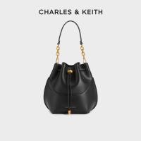 ราคา CHARLES and KEITH CK2 10782280ฤดูร้อนประกบ Drawstring กระเป๋าสะพายถังน้ำสำหรับผู้หญิง (22305938338)
