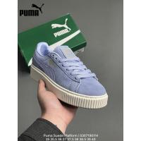 ราคา พูม่า puma rihanna suede platform ii casual sneakers รองเท้าบุรุษและสตรี รองเท้าฟิตเนส รองเท้าฟุตบอล รองเท้าบุริมสวย รองเท้าผ้าใบสีขาว (21640307112)