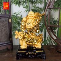 ราคา พระสังกัจจายน์ รุ่นพิเศษ งานเรซิ่นพ่นทรายทอง พร้อมฐาน มี 3 แบบ สูง 9 14 นิ้ว (10729214266)