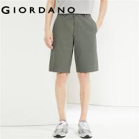 ราคา GIORDANO ผู้ชาย กางเกงขาสั้น ผ้าฝ้าย 100 กางเกงขาสั้นลายทแยงระดับกลาง มีหลายกระเป๋าสีทึบ กางเกงขาสั้นลำลองแฟชั่นพื้นฐานเรียบง่าย Free Shipping 01104315 (21623627117)