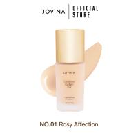 ราคา ส่งสินค้าภายในวันที่ 9 ส ค Jovina Luminous Foundation 30g Pro Liquid Duo Brush รองพื้นสูตรใหม่ แปรงรองพื้น (22449539377)