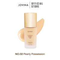 ราคา Special Set Jovina Luminous Foundation 30g Extra Soft Sponge รองพื้นสูตรใหม่ ฟองน้ำม่วง (22449462608)