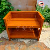 ราคา TMD ชั้นไม้สัก ชั้นวางไม้สักแท้ ฉลุลายจีน 62 37 สูง 50 ซม สีย้อม อมส้ม มีรับประกัน (19588961292)