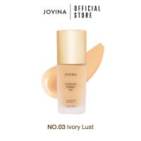 ราคา Jovina Luminous Foundation SPF 30 PA รองพื้นโจวีน่า เนื้อบางเบา ปกปิดเรียบเนียน ขนาด 30g (22449543075)