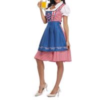 ราคา 328หลากหลายผู้หญิง Oktoberfest ลายสก๊อต Dirndl ชุดเยอรมันบาวาเรียนสาวเชียร์เบียร์เครื่องแต่งกายพนักงานเสิร์ฟคอสเพลย์ปาร์ตี้เฉลิมฉลองวันฮัลโลว HOT 812 (21575868367)