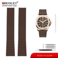 ราคา สำหรับ Patek Philippe สายนาฬิกาข้อมือ Aquanaut ซิลิโคน5067A 001ของผู้ชายสายรัดข้อมือสายรัดข้อมือกันน้ำนุ่มพับได้ (21773256244)