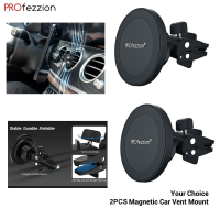 ราคา PROfezzion 2 Pack Magnetic Car Mount เข้ากันได้กับ iPhone 14 12 13 Pro 12 Max 12 Mini magsafe Case Strong Magnet Air Vent Phone Holder (21449626864)