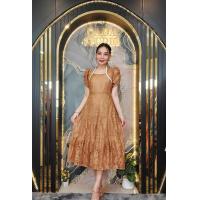 ราคา ชุดเดรส สไตล์คอปีน แขนเจ้าหญิง ผ้าลูกไม้นำเข้า (21957524310)