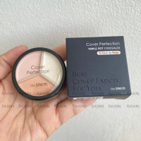 ราคา คอนซีลเลอร์ 3 หลุม The SAEM Cover Perfection Triple Pot Concealer The seam pot (22106394376)