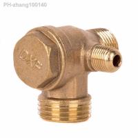 ราคา 1pc New 3 Port Check Valve Brass Male Thread Check Valve Connector Tool For Air Compressor (19804067008)