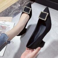 ราคา รองเท้าส้นตึก TOFASHIONS ส้นตึกสำหรับผู้หญิงรองเท้าส้นตึก8ซม รองเท้าใส่ในสำนักงานสไตล์เกาหลีรองเท้าส้นสูง23083006ใหม่ (20243246259)