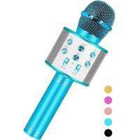 ราคา Kids Microphone for Singing Wireless Bluetooth Karaoke Microphone for s Toys for Boys Girls Gift for Birthday Party (21465319920)