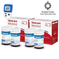 ราคา แผ่นตรวจน้ำตาล SinoCare Safe Accu 2 สำหรับ เครื่องวัดระดับน้ำตาล Safe Accu 2 เท่านั้น (22063278200)