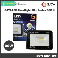ราคา GATA Floodlight LED โคมฟลัดไลท์ 30W Daylight รุ่น Slim Series DOB II (16858028725)