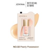 ราคา Special Set Jovina Luminous Foundation 7g 1 ซอง Extra Soft Sponge รองพื้นแบบซอง ฟองน้ำม่วง (22449529875)
