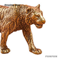 ราคา ของตกแต่งสำนักงานรูปปั้นเสือขนาดมินิทองเหลือง (22133318550)