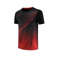 ราคา Mizuno เสื้อแบดมินตันกีฬาใหม่เสื้อแห้งเร็วระบายอากาศได้สำหรับการฝึกซ้อมการแข่งขัน6517 2023 (20221341481)