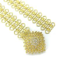 ราคา เครื่องประดับไทย ชุดสตรี เครื่องประดับวินเทจ เข็มขัดเพชรทอง (1392960912)