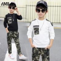 ราคา AMILA ชุดเด็กผู้ชาย เสื้อผ้าเด็กชุด เสื้อผ้าเด็กผู้ชาย ชุดเด็กโตชาย boys clothes ชุดเด็กลายทหาร ชุดกางเกงขายาวเด็กผู้ชาย ลายพราง เสื้อผ้าเด็ก (10186856882)