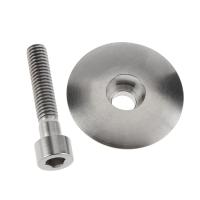 ราคา Wanyifa Bicycle Headset Top Cover Titanium Alloy Steerer Fork Tube Headset Cap Cover with Bolt (22249160122)