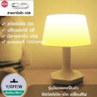 ราคา โคมไฟตั้งโต๊ะ LED โคมไฟหัวเตียง โคมไฟตั้งโต๊ะไร้สาย โคมไฟห้องนอน โคมไฟจิ๋ว โคมไฟไร้สาย โคมไฟหรี่แสง มีรีโมท โคมไฟ LED ชาร์จแบตได้ (12422647168)