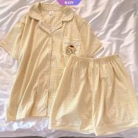 ราคา ชุดนอน เสื้อแขนสั้น กางเกงขาสั้น ลายการ์ตูน Sanrio Cinnamoroll Kuromi Pom Pom Purin สําหรับผู้ใหญ่ RAIN LittleStar1 (22128588435)
