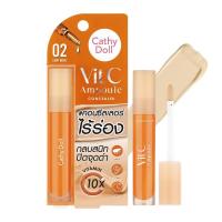 ราคา ใหม่ คอนซีลเลอร์ Vit C 4 1g Cathy Doll Vit C Ampoule Concealer เคที่ดอลล์ วิตซี แอมพูล คอนซีลเลอร์ (21485169616)