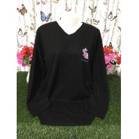 ราคา เสื้อยืด แขนยาว เสื้อแขนยาว เสื้อยืดผู้หญิง เสื้อคลุม เสื้อแขนยาว oversize เสื้อแขนยาวสีพื้น เสื้อผ้าคนอ้วน รุ่น1705 1 (12828068687)