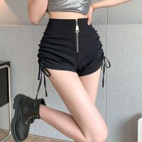 ราคา SPICYG กางเกงผู้หญิงขาสั้น ยีนขาม้า เอวสูง กางเกงยีนส์เอวยืด กางเกงยีนผู้หญิง ผ้ายีนส์ กางเกงยีนส์ขาเดฟผู้หญิง กางเกงยีนยืด ญ กางเกงขาสั้นรัดรูปเอวสูงสีขาวรัดรูปของผู้หญิงในช่วงฤดูร้อนมีซิปกางเกงขาสั้