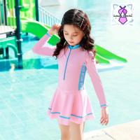 ราคา ชุดว่า ยน้ำเด็กแฟชั่น ชุดว่ายน้ำน่ารัก แขนยาว แขนสั้นชุดว่ายน้ําชุดว่ายน้ําชุดสองชิ้นกางเกงขาสั้น ชุดว่ายน้ําชายหา (21614693078)