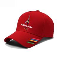 ราคา 2024 Paris Olympics ปริมณฑล PARIS ห้าวงหมวกที่ระลึกบังแดดกลางแจ้งหมวกเบสบอลเกมหมวกลิ้นเป็ด (21992049211)