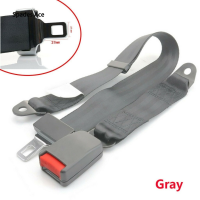 ราคา Giyu เข็มขัดนิรภัยรถสีเทา2จุดสำหรับรถยนต์ใช้งานหลากหลายเข็มขัดนิรภัยรถปรับได้ (22252658502)