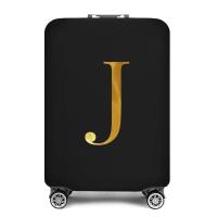 ราคา พร้อมสต็อก ผ้าคลุมกระเป๋าเดินทางอุปกรณ์เสริมกระเป๋าถุงยางยืดผ้าคลุมกระเป๋าเดินทาง 26 ตัวอักษรภาษาอังกฤษพิมพ์สำหรับกระเป๋าเดินทางขนาด 18 32 นิ้วฝาครอบกันฝุ่น (22030986571)