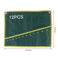 ราคา Kocoo ช่องใส่กระเป๋า6 8 12 25ประแจม้วนผ้าใบเครื่องมือประแจกระเป๋าออแกไนเซอร์จัดเก็บ (19654463280)