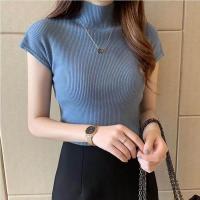 ราคา พร้อมส่งจ้า เสื้อคอเต่า เสื้อคอปีน เสื้อไหมพรมร่องยืดหยุ่น ผ้านิ่มปรับตามตัว ไม่รัดแน่น (6260900077)