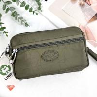 ราคา กระเป๋าผ้า 4 ซิบ ผ้าร่มกันน้ำ มีสายยาวสะพายข้าง ใส่โทรศัพท์ได้ 4 ซิบกันน้ำ (14914254083)