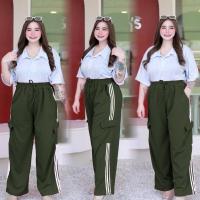 ราคา A5 คาโก้แทบ กางเกงคาโก้ขายาว มีแถบ ผ้าวูลเวฟ พร้อมส่ง (22012446019)