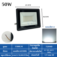 ราคา สปอร์ตไลท์ไฟ220Vสนาม floodlight LED ip66 ไฟแต่งสวนLEDสว่างมาก โคมไฟถนน สปอร์ตไลท์ไฟบ้าน หลอดฟลัดไลท์ 10W 20W 30W 50W 100W 150W 200W แสงขาว (21309734070)