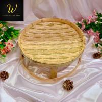 ราคา ขันโตกลายกระดง งานฝีมือ Handmade ขันโตก ขันโตกใส่อาหาร โตกกระด้ง ขันโตกใส่อาหาร ชั้นวางไม้ไผ่ ไม้ไผ่แท้ 100 (21764710246)