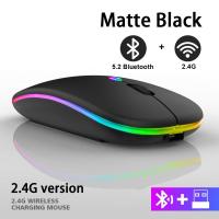 ราคา เมาส์ไร้สายแบบชาร์จไฟได้เมาส์หลังเรืองแสง LED เงียบเมาส์ออฟติคัลเเบบสาย USB เมาส์บลูทูธไร้สายแล็ปท็อป (21425200998)